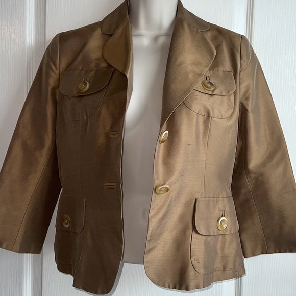 Banana Republic Raw Silk Jacket with Lining - Picture 4 of 9